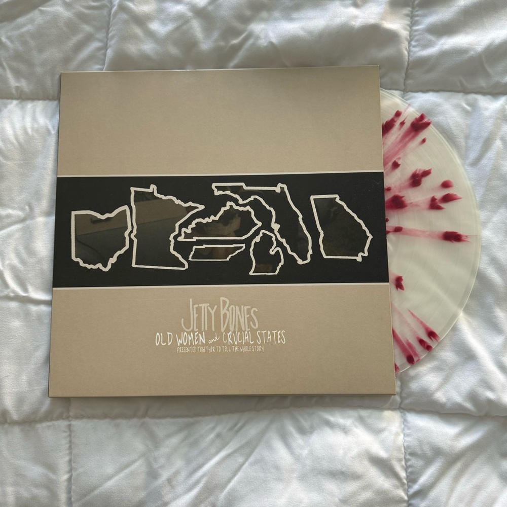 Jetty Bones "Old Women/Crucial States" vinyl record | pop punk diy emo